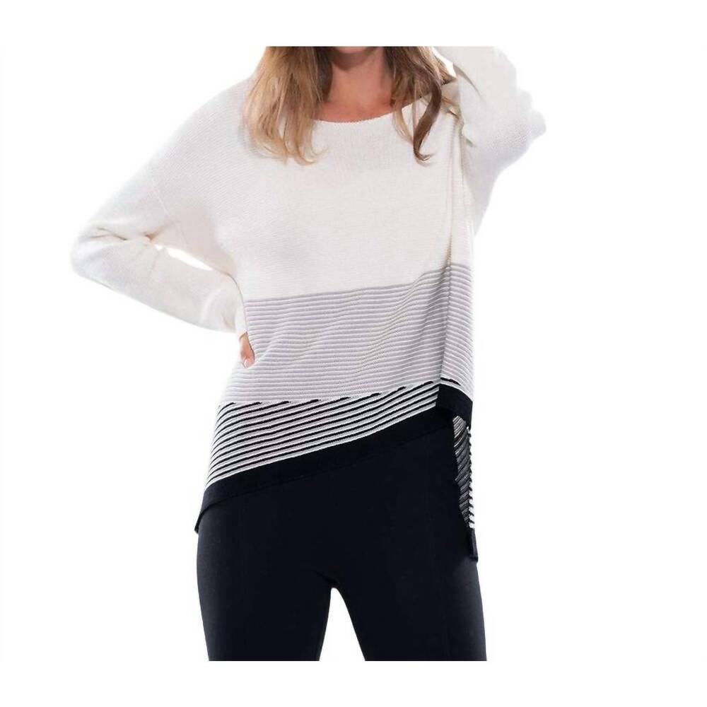 NEW STELLA CARAKASI screen saver sweater in soft white